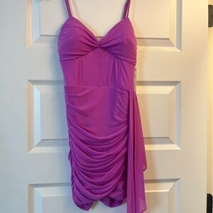 Purple Mini Dress